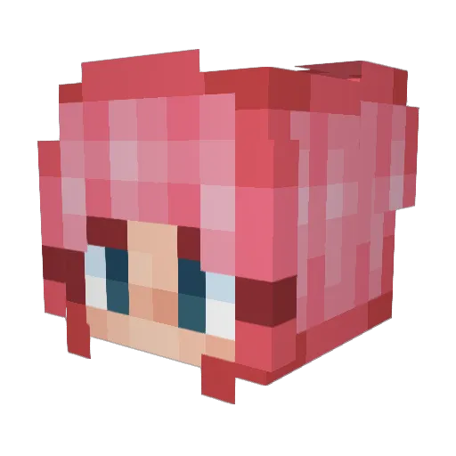 JohnGold42 Minecraft avatar head, 3D render