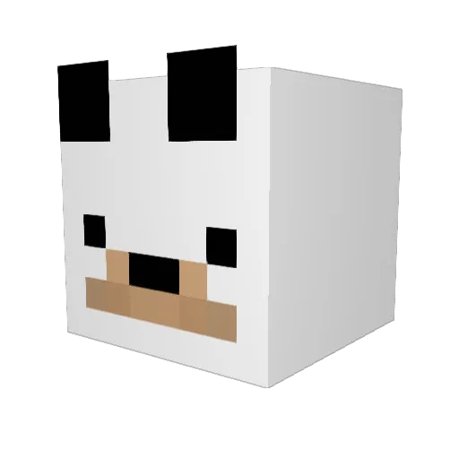JohnKiller Minecraft avatar head, 3D render