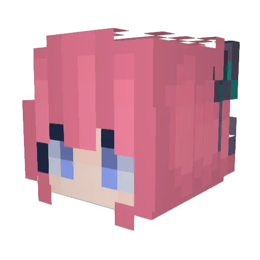 JohnLightwood Minecraft avatar head, 3D render