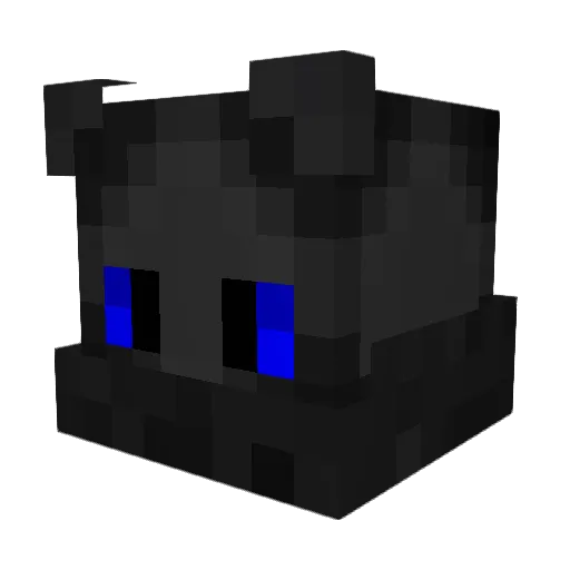 JohnMuYuan Minecraft avatar head, 3D render
