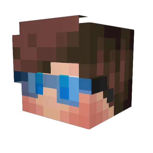 JohnOnTheSpot Minecraft avatar head, 3D render