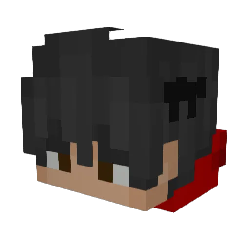 JohnP200 Minecraft avatar head, 3D render