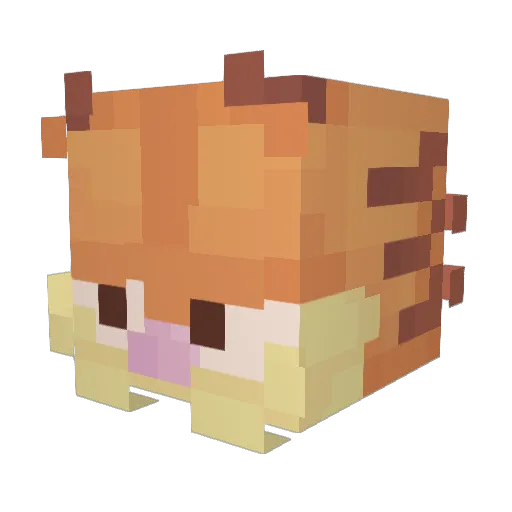 JohnPureWick Minecraft avatar head, 3D render