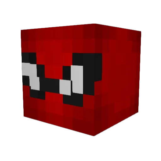 JohnRuepp Minecraft avatar head, 3D render
