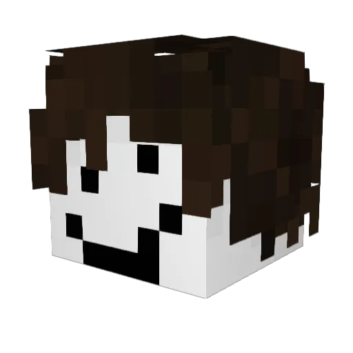 JohnSevanth Minecraft avatar head, 3D render