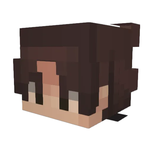 JohnShiesty Minecraft avatar head, 3D render