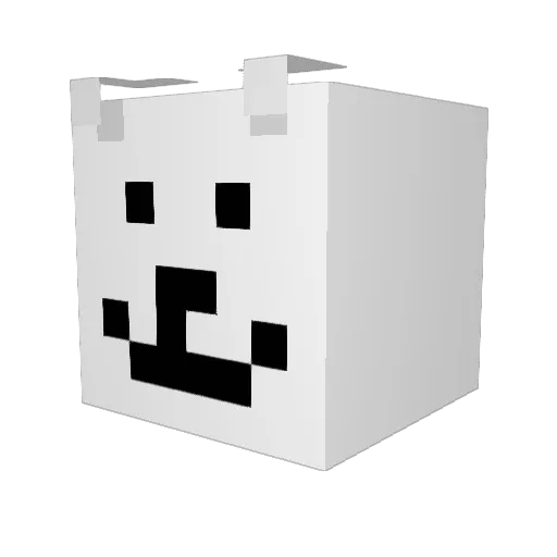 JohnShlong69 Minecraft avatar head, 3D render