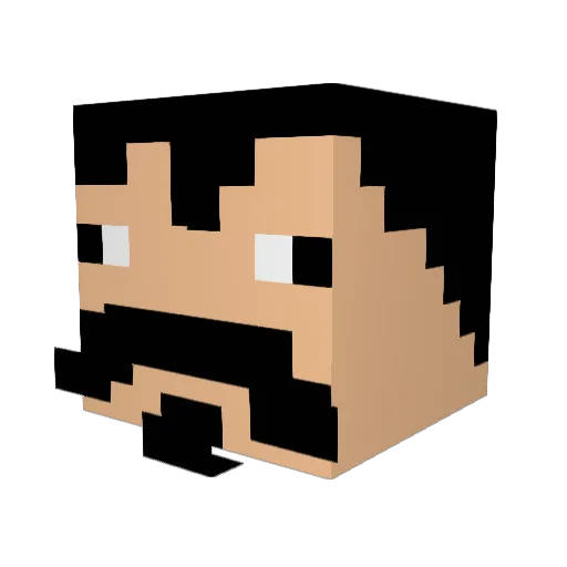 JohnSmith_74 Minecraft avatar head, 3D render