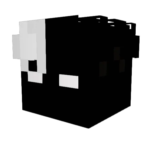 JohnSnowFromUMB Minecraft avatar head, 3D render