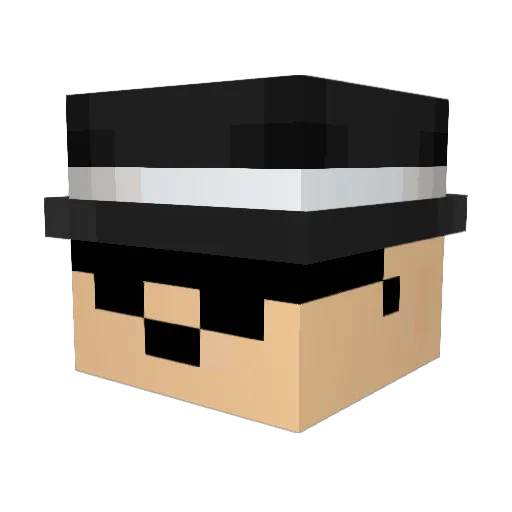 JohnT131 Minecraft avatar head, 3D render
