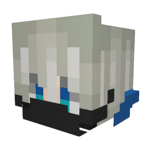 JohnTheEpic Minecraft avatar head, 3D render