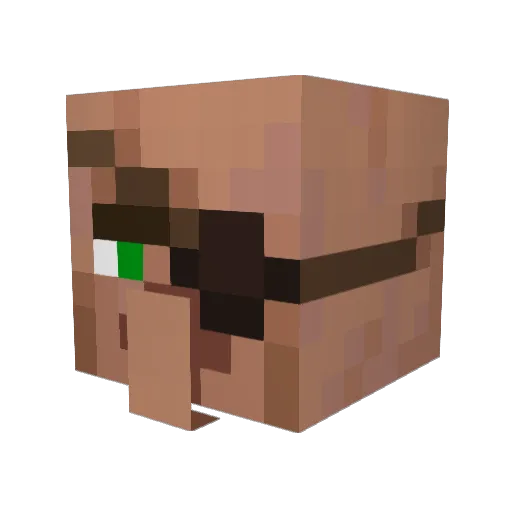 JohnWack24 Minecraft avatar head, 3D render