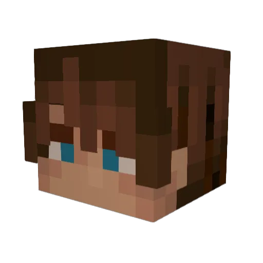 John_141 Minecraft avatar head, 3D render
