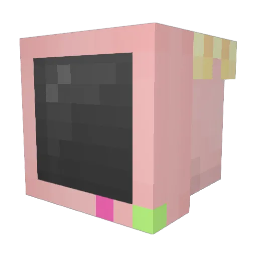 John_514 Minecraft avatar head, 3D render