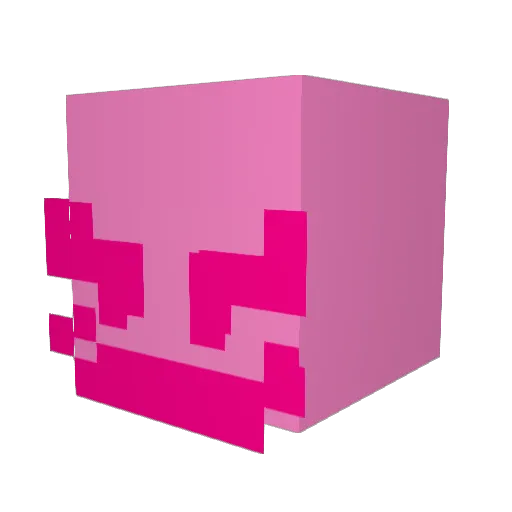 John_Goop Minecraft avatar head, 3D render