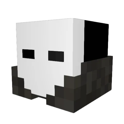 John_Grimm Minecraft avatar head, 3D render