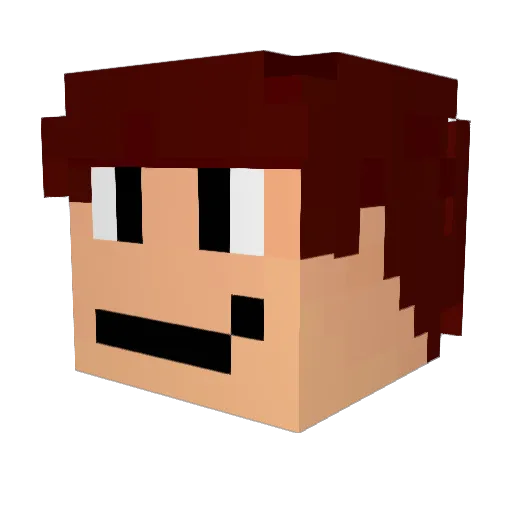 John_Max_X Minecraft avatar head, 3D render