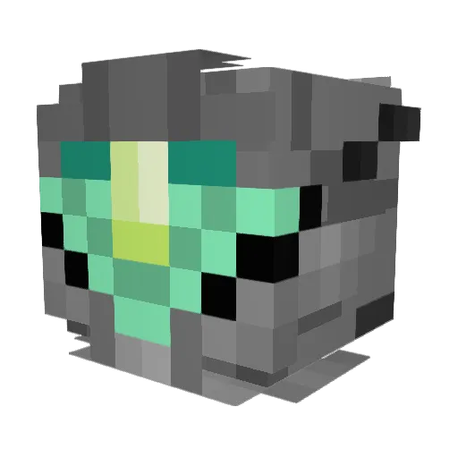 John_Nix Minecraft avatar head, 3D render