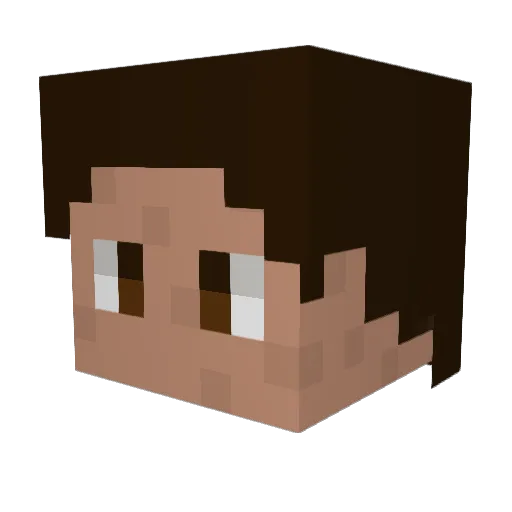 John_Parry Minecraft avatar head, 3D render