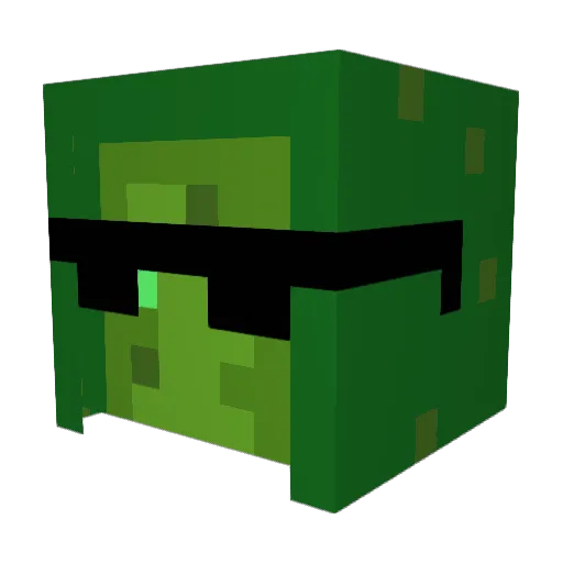 John_Pickle4 Minecraft avatar head, 3D render
