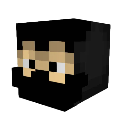 John_Rambo_420 Minecraft avatar head, 3D render