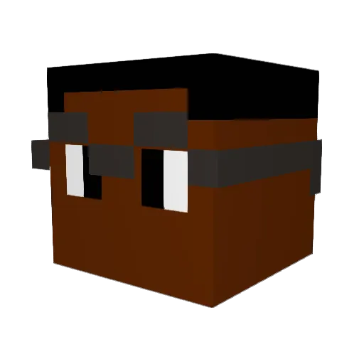 John_Smith2100 Minecraft avatar head, 3D render