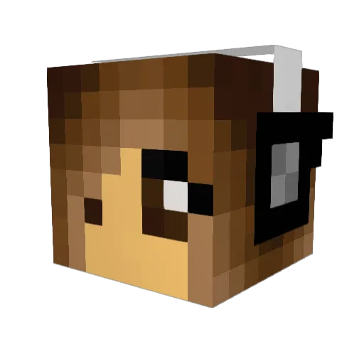 John_TheLegend Minecraft avatar head, 3D render