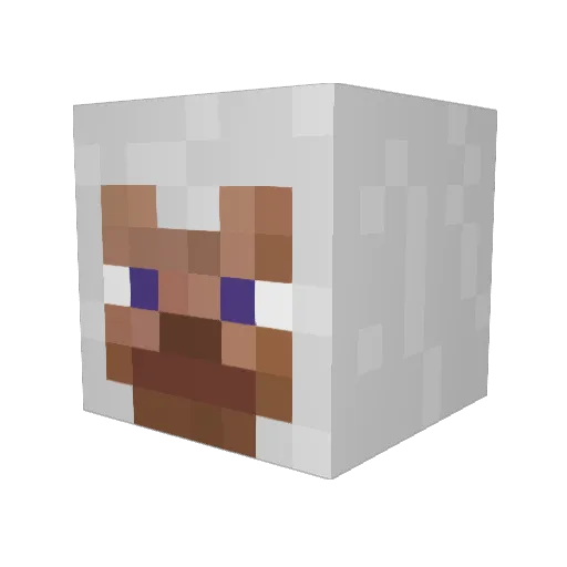 John_der_Schuft Minecraft avatar head, 3D render
