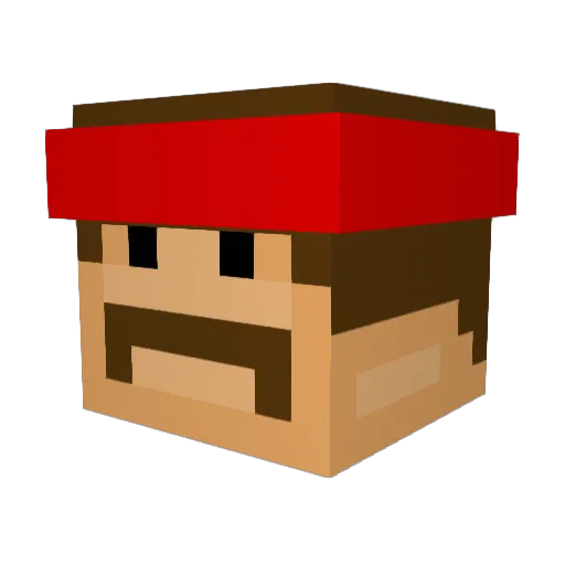 Johnfooladi Minecraft avatar head, 3D render