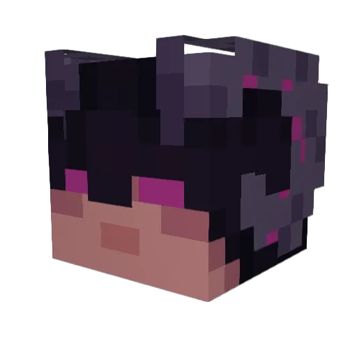 Johninxx Minecraft avatar head, 3D render