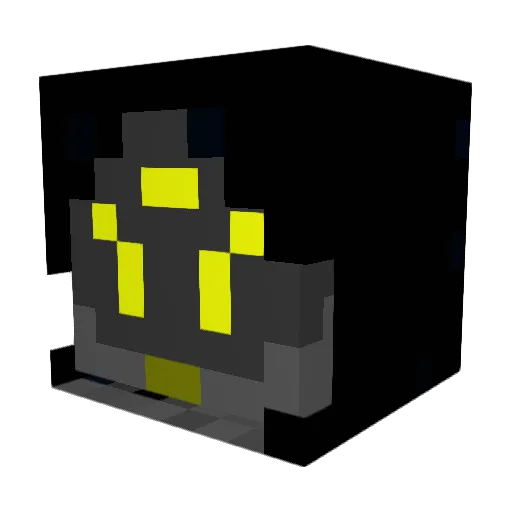 JohnniDoe Minecraft avatar head, 3D render