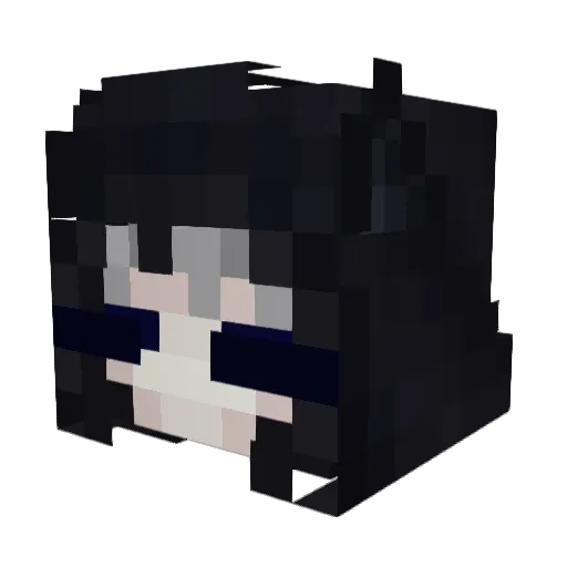 Johnnny1398 Minecraft avatar head, 3D render