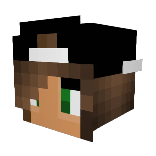 Johnny062000 Minecraft avatar head, 3D render