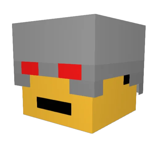 Johnny1729 Minecraft avatar head, 3D render