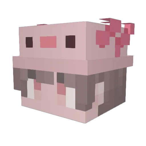 Johnny4__ Minecraft avatar head, 3D render