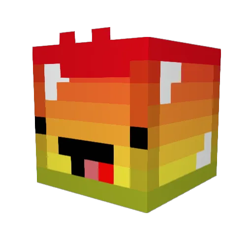 Johnny5isalive1 Minecraft avatar head, 3D render