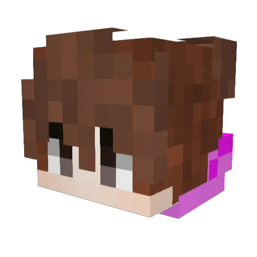 Johnny6002405 Minecraft avatar head, 3D render