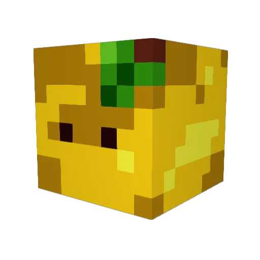 Johnny761 Minecraft avatar head, 3D render