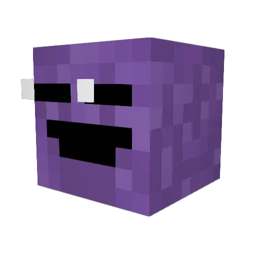 Johnny892 Minecraft avatar head, 3D render