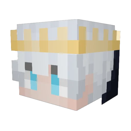 JohnnyB14 Minecraft avatar head, 3D render