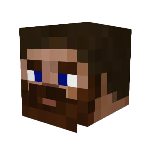 JohnnyChimpo11 Minecraft avatar head, 3D render