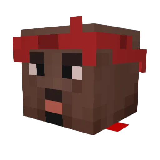 JohnnyConduit Minecraft avatar head, 3D render
