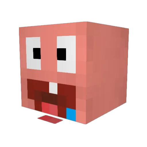 JohnnyGanjaSeed Minecraft avatar head, 3D render