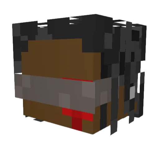 JohnnyGatka Minecraft avatar head, 3D render