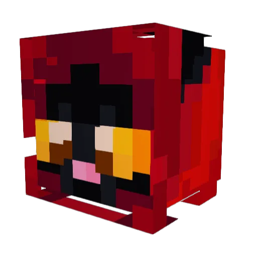 JohnnyJimstar Minecraft avatar head, 3D render