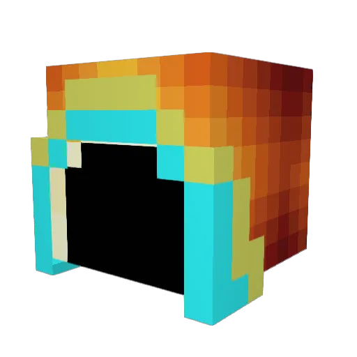 JohnnyKonte Minecraft avatar head, 3D render