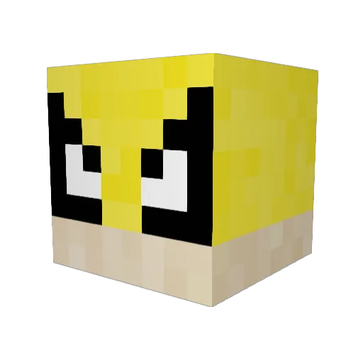 JohnnyLee619 Minecraft avatar head, 3D render