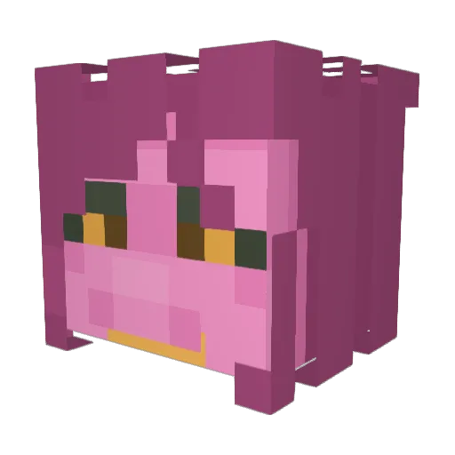 JohnnyPescado Minecraft avatar head, 3D render
