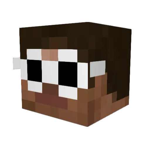 Johnny_Carl Minecraft avatar head, 3D render
