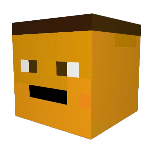 Johnnyboy8000 Minecraft avatar head, 3D render
